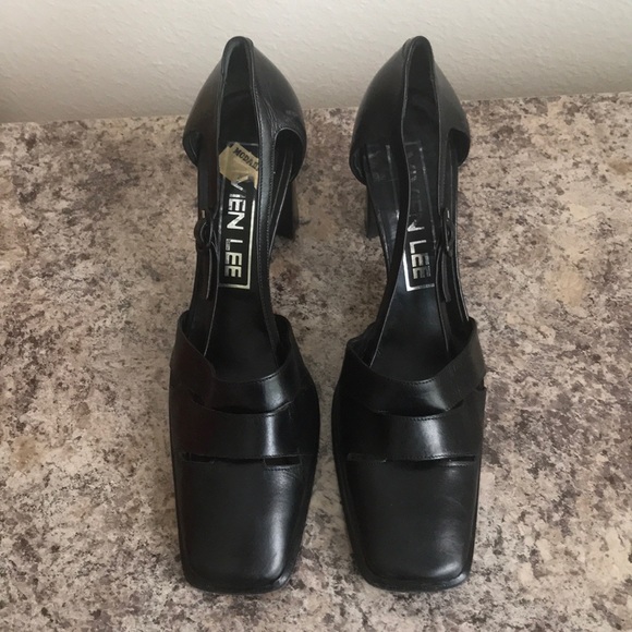 Genuine Leather Heels - Picture 2 of 5